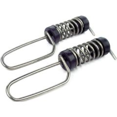 Seachoice 78361 Stainless Steel Antenna Flag Clips, durable antenna flag clips