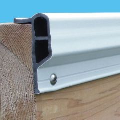 Seachoice 79743 PVC Dock Guard, White PVC Dock Bumper