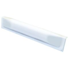 Seachoice 79747 Dock Bumper, White, Roto-molded soft vinyl, UV inhibitors, fungicides, Angled ends, Molded-in ribs, 17 inches, Easy installation, Dock edge, Marine accessories