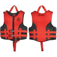 Seachoice 85101 Evoprene Multi-Sport Vest, Red/Black, Child, water safety, child buoyancy