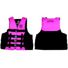 Seachoice 85117 Evoprene Multi-Sport Vest, Pink/Black, XL, durable flotation device, water adventures, comfort, safety, Body Glove Vests, high-quality gear, buoyancy, mobility, adjustable fit, water sports, XL size, style, order today
