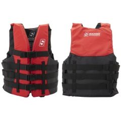 Seachoice 85383 Ski Vest, 4 BeltRed