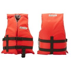 Seachoice 85433 General Purpose Vest, Child, Red, Water Safety, Body Glove Vests, USCG/TC Approved, Polyester Shell, EPE Foam, Nylon Webbing, Buoyancy, Secure Fit, Visibility, 33-55 lbs, Water Adventure, Safety Gear