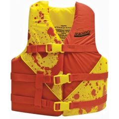 Seachoice 86170 Deluxe General Purpose Life Vest, Red/Yellow