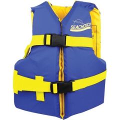 Seachoice 86180 Deluxe General Purpose Life Vest, Blue/Yellow