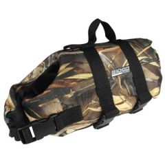 Seachoice 86490 Dog Life Vest, Camo Large