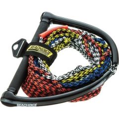 Seachoice 86734 4-Section Water Ski Rope, Rubber Grip