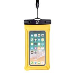 Seachoice 86853 Waterproof Floating Phone Holder, Yellow