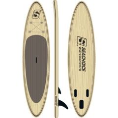 Seachoice 71171 Adjustable SUP Paddle, Aluminum Shaft, Nylon Blade, Contoured Grip, Length Adjustment Markings, Lock Mechanism, Water Sports Equipment, Black Color
