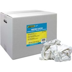 Seachoice 90008 Recycled White Knits Wiping Cloths, Eco-friendly Cleaning