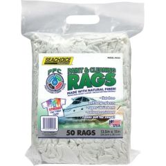 Seachoice 90023 Lint-Free Paint & Cleaning Rags, 50-ct. Bag, natural fiber, lint-free experience, super absorbent, solvent resistance, eco-friendly, professional painter, quality and efficiency.