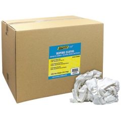 Seachoice 90030 Recycled White Knits Wiping Cloths, Eco-friendly Cleaning