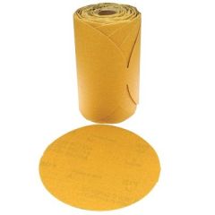 Seachoice 91965 Gold Aluminum Oxide Hook & Loop Disc, Grade: P120B, sanding solution, durable construction, versatile, aggressive cutting action, dry sanding, aluminum oxide composition, efficient sanding, high performance