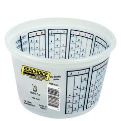 Seachoice Paint Mix Container, 1/2 Pint, Painting needs, Mixing bucket, Precise results, Durable construction, Smaller projects, Compatible lids, Secure storage, DIY enthusiasts, Professional painters, Artists, Precision and convenience, Messy paint jobs,