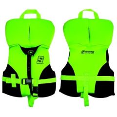 Seachoice 99492 Infant Evoprene Vest, Canada Only, Green/Black, water safety, comfort, adjustable fit, security, USCG Type II, TC Approved, Body Glove Vests, infants, 30 lbs, style, peace of mind.