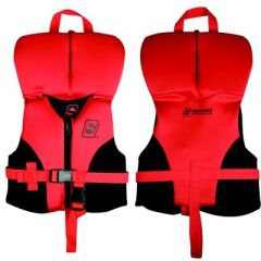 Seachoice 99493 Infant Evoprene Vest, Red / Black, Canada Only, safety gear, durable, comfortable, secure fit, water activities, USCG Type II, Body Glove Vests, high-quality, visible, infants, water adventures, peace of mind