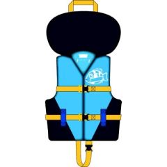 Seachoice 99505 Universal General Purpose Vest, Infant, Navy/Light Blue, PFD, Environmentally Friendly, Safety, Mobility, ULC/D.O.T. Approved, Body Glove Vests, Drain Holes, Adjustable Webbing, Comfort, Water Activities, Infants, Body Glove Vests