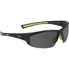 Yachter's Choice 44054 "Ozark" Polarized Sunglasses, Grey, Ultimate accessory, Style, Functionality, Cutting-edge features, Outdoor enthusiast, Precision, Semi-rimless wrap-around frame, Maximum coverage, Protection, Black color, Green accents, Polarized