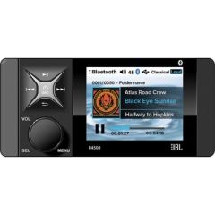 JBL R4500 Marine Stereo, WAKE SERIES RADIO, AM/FM/WB/BT5.0, USB Aux input, 4x55W Peak @ 4 ohms, MFi Certified, iPods, iPhones, album art display, ID tagging, adjustable dimming/illumination, Seaworthy, CAN (MIL-REM80, INF-REM1), marine audio, compact size