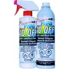 Captain Phab 610 Ad Off Decal Adhesive Remover, environmentally friendly  
biodegradable alternative, adhesive residue  
petroleum solvent-free, responsible choice  
adhesive removal, professional use