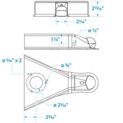 FulTyme RV A-Frame Trailer Coupler, Seachoice Class III Coupler