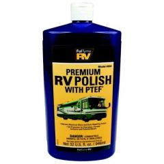 FulTyme RV 4004 Premium RV Polish, PTEF, high-gloss finish, UV protection, durable, Starbrite, fiberglass, painted surfaces, polished metals, easy application, long-lasting, vibrant color, trusted brand, 32 oz. bottle.
