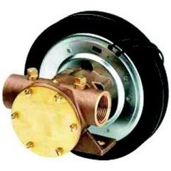 Jabsco 11860-0005 Pump Clutch, bronze body, brass insert, cam, electrically activated, durable, performance, horizontally oriented ports, flow rate, bilges, washdowns, bait tanks, utility dock-side pump, remote activation, mechanical clutch engagement scr