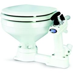 Jabsco 291205000 Twist 'N' Lock Manual Toilet, Regular, powerful swirl action