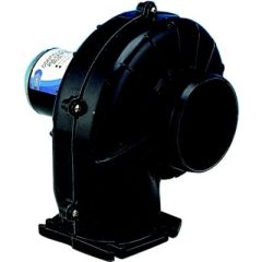 4" Continuous Heavy Duty Blower, Flangemount, 12V, ventilation, engine room, genset enclosure, airflow, Rule, durability, reliability, compact, energy-efficient, air quality.