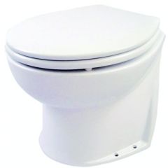 Deluxe Straight Back Electric Flush Toilet, Raw Water Rinse