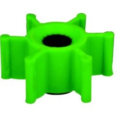 Jabsco 6303-0007-P Replacement, 6 Blade Green Polyurethane Impeller, Rule Marine Products, Boat Watercraft, Marine Toolkit, Pumping System, Urethane Material, High-Quality Impeller, Reliable Operation, Vibrant Green Color, Long-Lasting Performance, Profes
