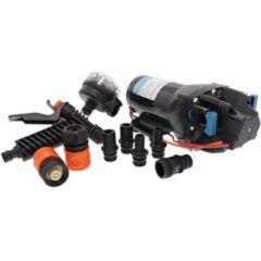 Jabsco Q402J118N3A Hotshot™ Series Washdown Pump, 24V, 4GPM, powerful pump, durable technology, efficient operation, self-priming capability, easy installation, vibration dampening, high pressure resistance, reliable performance, heavy-duty design, versat