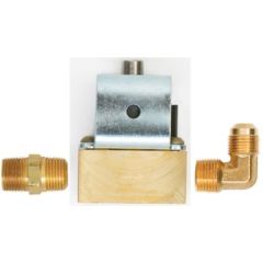 3/8 Brass Solenoid, LPG shut-off valve