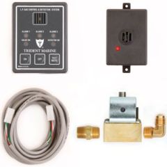Trident 1300-7761-KIT LPG 12V Control & Detection System, 10' Connect Cable, LP Gas Safety, Galley Protection