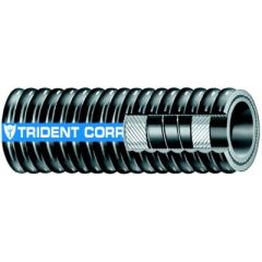 Trident 252600 Flex Corrugated Hardwall Exhaust Hose, 6", marine exhaust, high temp EPDM Rubber, boat owners, marine enthusiasts, SAE J2006-R2, ABYC & NMMA P-1 exhaust standards, Lloyd's Registry Type Approved, 280°F maximum temperature, 6" diameter, work