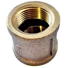 CB Supplies BC38 Red Brass Coupling, 3/8", plumbing, potable water