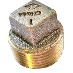 CB Supplies BP38 Red Brass Pipe Plug, 3/8", plumbing, NSF certification, brass material, durability, potable water, professional, DIY, versatility