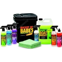 Bucket Of Babes, Boat Bright, Seat Soap, Seat Saver, Spot Solver, Boat Bubbles, Extreme Performance Towels, Babe's boat care