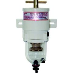 Racor 60 GPH Turbine Fuel Filter, Clear Bowl
2 Micron Filtration, Aquabloc® II Cartridge