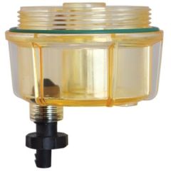 Replacement Bowl w/Gasket, Clear, Metal Bowls