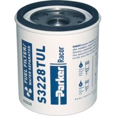 Racor Replacement Element, Gas Spin-On Fuel/Water Separators, Aquabloc Filter, 320RRAC02 10M