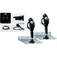 12" x 12" Std Tab Kit, Standard Tactile Switch, Lenco trim tabs, ballscrew design, electric actuators, stainless steel blades, Deutsch connections, waterproof plug, stainless steel hardware, switch kit, marine products.
