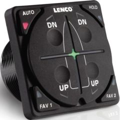 Auto Glide™ Automatic Trim Tab System, NMEA 2000 Network, Lenco Electric Trim Tabs, Boat Performance, Economy, Solid State Electronics, Bow Rise, Time to Plane, Smooth Ride, Manual Override, Hold Feature, Illuminating Keypad Control, Gyros, Accelerometers