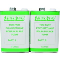 FiberTek PF8 Rigid Polyurethane Pour In Place Foam, 8L, Coast Fiber-Tek Products, 2/case, insulation, flotation