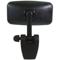 CIPA Concept II Marine Mirror, safety accessory, boat, OE grade, shatterproof, convex glass, situational awareness, wide viewing angle, versatile, universal application, Pivot Cup-Mount bracket, clam shell clamp design, windshield trims, Cipa Mirrors, dur