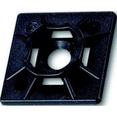 Ancor Cable Tie Adhesive Mounts, Black, Cable Management, DoubleLock Design, Nylon Material, Salt Resistant, Secure Bond, DIY Projects, Home Theater, Office Organization, Quality Performance