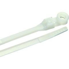 Ancor Mounting Cable Ties, Natural, Nylon, UV resistant, DoubleLock design, professional, durable, 14 inches, 25 pieces, cable management, organization, reliable, high-quality, neat, organized, longevity, salt-resistant, chemical-resistant, acid-resistant