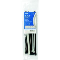 Cable Tie 4" & 8" Assorted 25Pc, DoubleLock<sup>TM</sup> Design