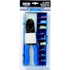 Ancor 30 Piece Premium Electrical Connector Kit, Crimp Tool