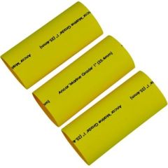 Ancor 327624, Marine Grade Heat Shrink, Battery Cable Tube, Heavy Wall, 2-4/0 gauge, 1" x 12", Yellow, Vibration Relief, Moisture Protection